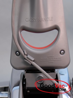 Install Kirby cord on handle